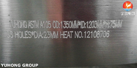 Glissement d'acier au carbone d'ASTM A105 sur la bride peinte noire forgée par visage plat