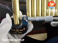 Tube en laiton de tube sans couture d'alliage de cuivre d'ASTM B111 C44300 pour la tuyauterie de vaporisateur
