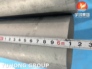 Le tuyau d'acier inoxydable solide mariné duplexent les extrémités sans couture en acier de plaine de haute performance des tubes ASTM A789 S32205