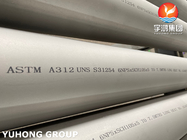 Tubes et tuyaux en acier duplex A312 Matériau S31254 S30815 Longueur maximale standard de 20 mètres, extrémités lisses