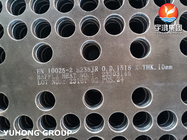 EN10025-2 S235JR Plaque de protection en acier au carbone pour échangeurs de chaleur à coque et à tubes