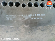 EN 10025-2 S235JR Plaque de support de baffle en acier au carbone pour échangeur de chaleur