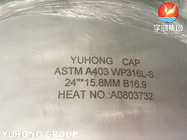 Capot en acier inoxydable ASTM A403 WP304L de grande épaisseur
