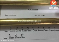 Tuyau de cuivre 90/10 ASTM C70600 C7060 X C70620 C71500 C71640 Cuni70/30 CuNi90-10 de nickel
