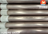 Tube de cuivre droit d'alliage de nickel du tube de chaudière ASTM B111 O61 C70600 C71500