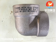 ASTM B151 UNS C70600 raccords de tuyaux à filetage forgés au cuivre-nickel 3000LB NPT B16.11