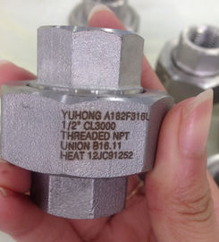 L'acier inoxydable a forgé le montage, ASME B16.11. MSS SP-79, et MSS SP-83. Résistance à la corrosion supérieure