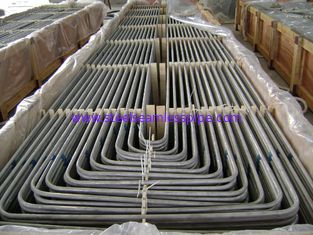 Tube d'échangeur de chaleur, tube de coude en U d'acier inoxydable d'ASME SA213/SA213M-2013 TP321/TP321H