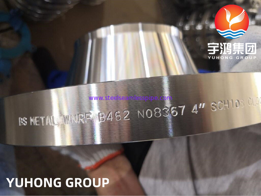 ASTM B462 alliage Al6XN, UNS N08367 WNRF Flanges en acier alliage de nickel CL3000 pour le pétrole et le gaz