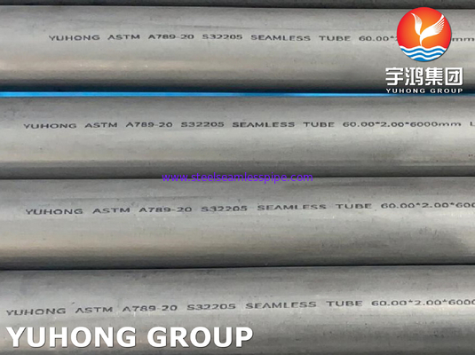 Tuyau d'acier inoxydable duplex, ASTM A790, ASTM A928, S31803, S32750, S32760, S31254, 254Mo, 253MA