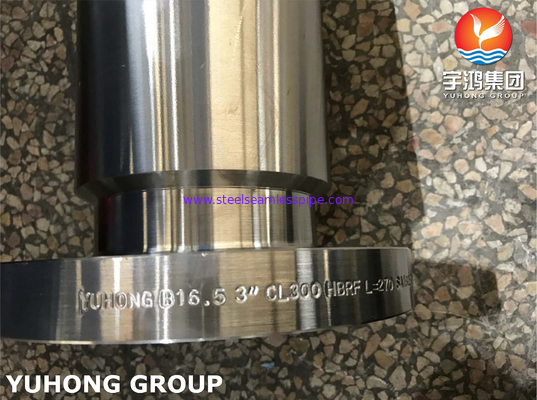 L'acier inoxydable à cou long WNRF FLANGE,A182 F321 B16.5 Classe 300