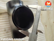 Acier au carbone d'ASTM A234 WPB noir soudé bout à bout de montage de tuyau de coude de 90 degrés peint