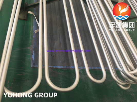 ASME SB444 Inconel 625 / UNS N06625 Tubes sans soudure en acier allié au nickel U Bend