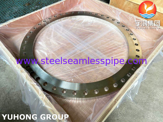 ASTM A240 SS904L Flanche coulissante en tôle à face plate AWWA C207 et dimensions personnalisées