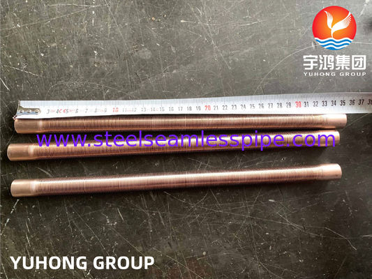 Tube en alliage de cuivre - Type à ailettes basses, B111 C70600 O61 Cu70/Ni30 Alliage de cuivre pour refroidisseur d'air