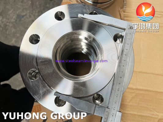 BS4504 (EN 1092-1) F316L Flange à vis en acier inoxydable, fils BSPP PN16 type forgé