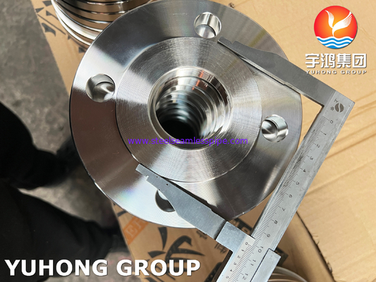 BS4504 (EN 1092-1) F316L Flange à vis en acier inoxydable, fils BSPP PN16 type forgé