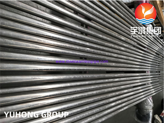 ASME SB163 UNS N04400 / Monel 400 Tubes en alliage de nickel sans soudure pour échangeur de chaleur