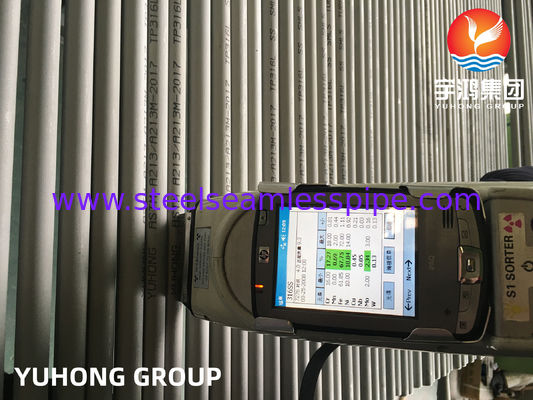 Tubes sans soudure en acier inoxydable tirés à froid pour échangeurs de chaleur et chaudières