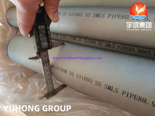 Tuyau d'acier inoxydable duplex superbe ASTM A928/ASTM A790 UNS S32750 ( 2507)