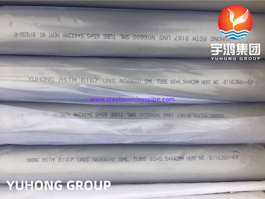 ASTM B167 Inconel 600 N06600 Pipe et tube sans soudure en alliage de nickel