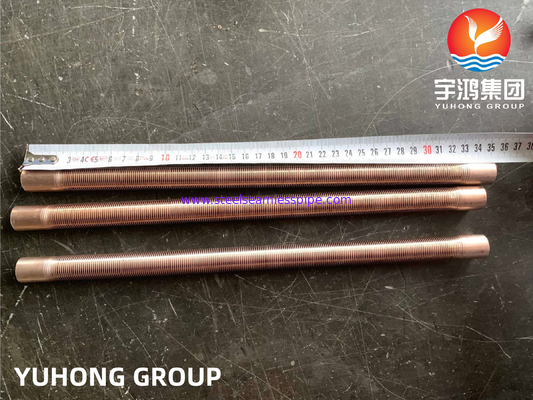 ASTM B111 C70600 Cu-Ni 90/10 tube à nageoires basses pour les systèmes de chauffage par condensateur