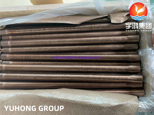 ASTM B111 C70600 Cu-Ni 90/10 tube à nageoires basses pour les systèmes de chauffage par condensateur