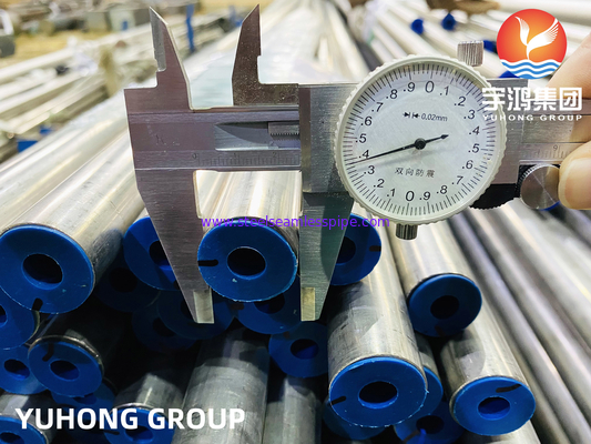 réacteur nucléaire Tube utilisé ASTM B167 Inconel 600 / UNS N06600 Type sans soudure