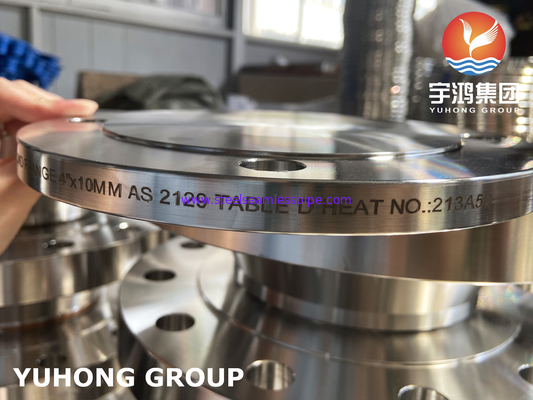 A182 F316L Flange aveugle en acier inoxydable, utilisée dans les systèmes de tuyauterie sous pression