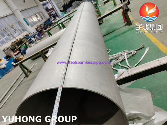 ASME SA312 TP317L 1.4438 Pipe soudée pour service à haute température