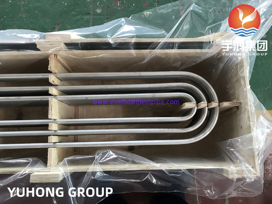 Tubes sans couture U en flexion TP304/304L TP316L TP310S TP316Ti TP321/321H TP347 TP317 Application dans les échangeurs de chaleur