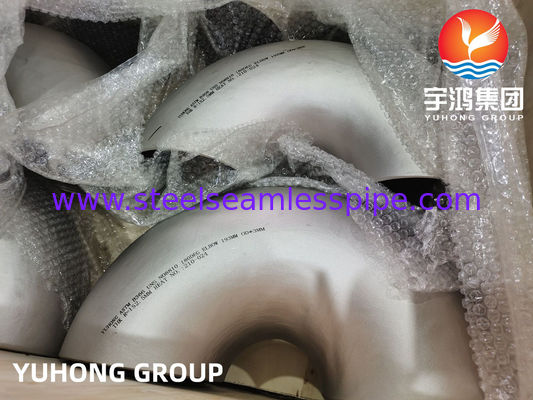 Résistant soudé à l'arrière en alliage de nickel, Incoloy 800H LR coude 90/180 degrés, pour centrale nucléaire