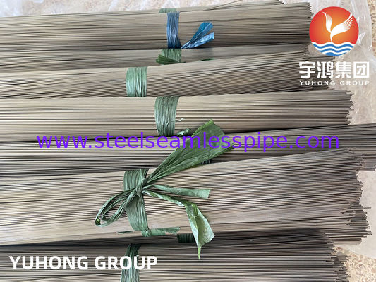 Tube capillaire en acier inoxydable recuit brillant ASTM A213 / ASTM A269 TP304/304L TP316/316L 19.05 X 1.65 X 6096MM