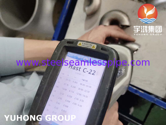 Coude 180° LR Hastelloy C22 / N06022 | Raccord de soudage bout à bout en alliage de nickel ASTM B366 pour service corrosif