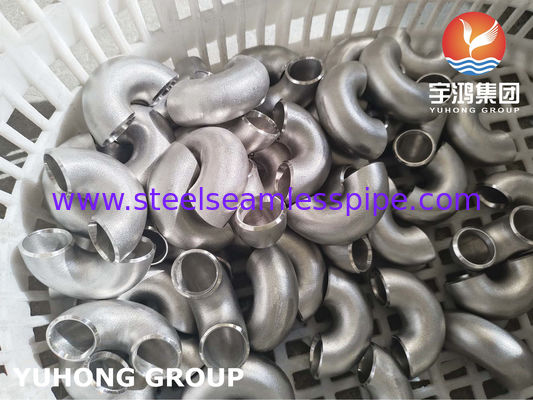 Coude 180° LR Hastelloy C22 / N06022 | Raccord de soudage bout à bout en alliage de nickel ASTM B366 pour service corrosif