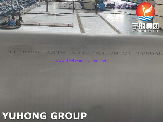 ASTM A312 TP904L Pipe en acier inoxydable de grand diamètre extérieur pour l'industrie pétrochimique