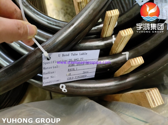 Tube en acier à faible teneur en carbone de coude en U d'ASTM A179/ASME SA179-2021 étiré à froid pour l'échangeur de chaleur