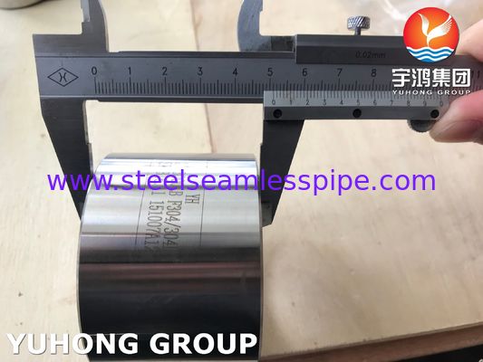 ASTM A182 F304 Accouplement forgé ASME B16.11 Pipe d'acier inoxydable