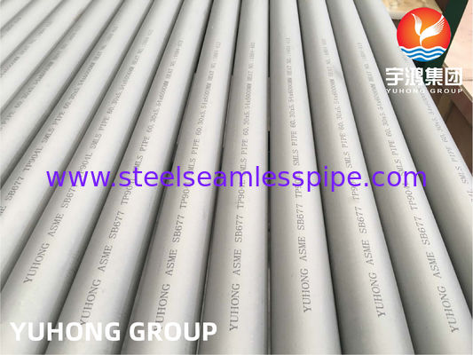 ASTM B677 TP904L UNS N08904 Tube sans soudure en acier inoxydable