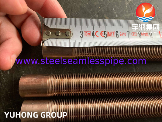 ASTM B111 UNS C70600 Tubes en alliage de cuivre nickel Échangeur de chaleur Tubes à aileron bas