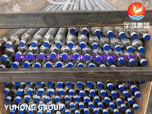 ASME SB163 UNS N04400 Tube à nageoires de type G en alliage de nickel incorporé avec nageoires en aluminium