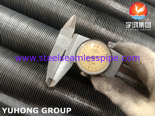 ASME SB163 UNS N04400 Tube à nageoires de type G en alliage de nickel incorporé avec nageoires en aluminium