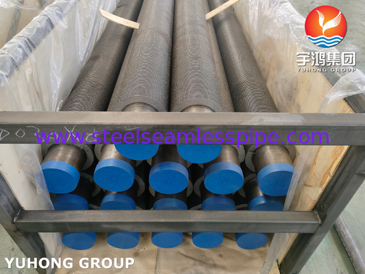 ASME SA106 GR.B Tubes soudés à haute fréquence en acier au carbone / HFW Fin pour boiler