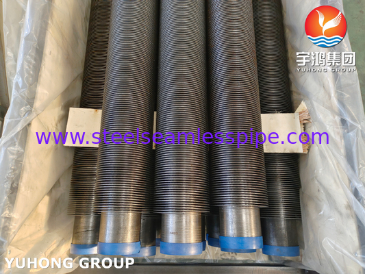 ASME SA106 GR.B Tubes soudés à haute fréquence en acier au carbone / HFW Fin pour boiler