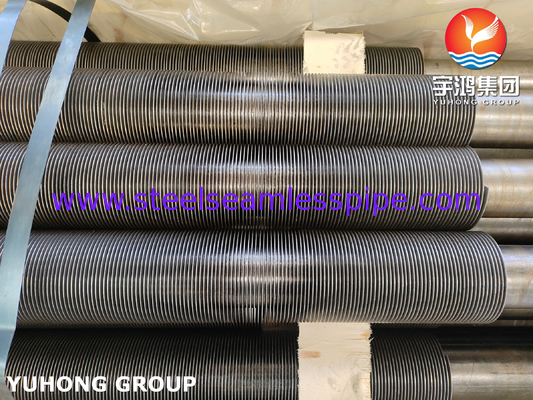 ASME SA106 GR.B Tubes soudés à haute fréquence en acier au carbone / HFW Fin pour boiler