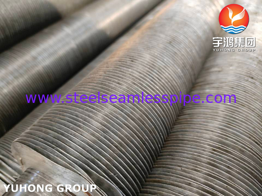 Tubes à nageoires intégrées A179 Tubes de base avec nageoires en aluminium pour systèmes de refroidissement