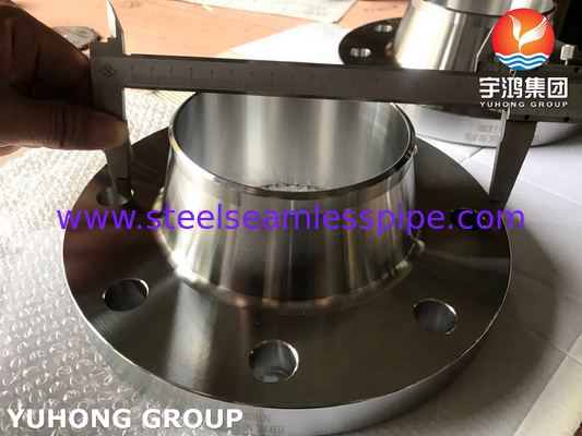 ASTM A182 F60, UNS S32205, 1.4462 Flange de cou de soudage en acier duplex, face raide B16.5