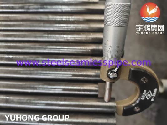 Tubes sans soudure en acier allié ASTM A213 ASME SA213 Grade T5, T9, T11, T22 Pour forage de chaudière à fluide échangeur de chaleur Refroidissement hydraulique