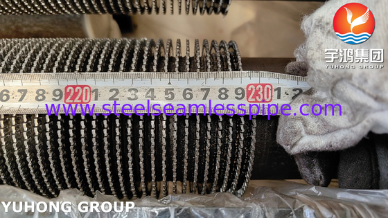 Tubes à aileron dentelé ASTM A335 Gr. P9 Tubes à aileron d'échangeur de chaleur HFW en acier allié