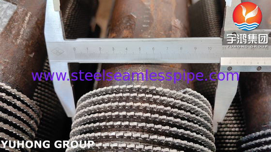 Tubes à aileron dentelé ASTM A335 Gr. P9 Tubes à aileron d'échangeur de chaleur HFW en acier allié